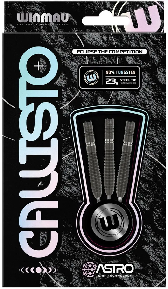 Winmau Callisto 02 Dartpijlen 90% - 3 Stuks - Zilver - afbeelding 6 van 6
