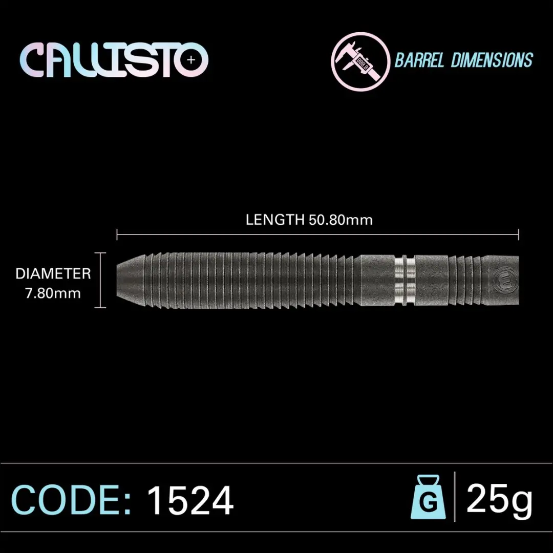 Winmau Callisto 02 Dartpijlen 90%