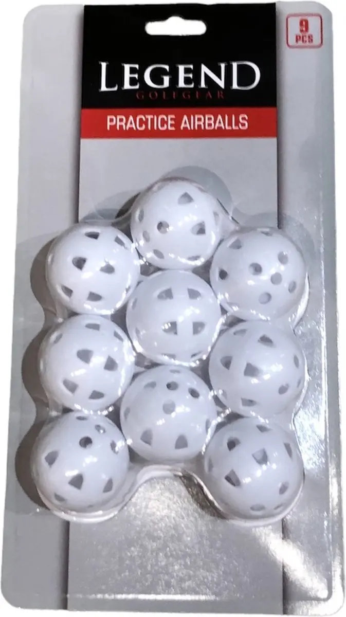 Legend Airstream Balls 9 Stuks - Wit