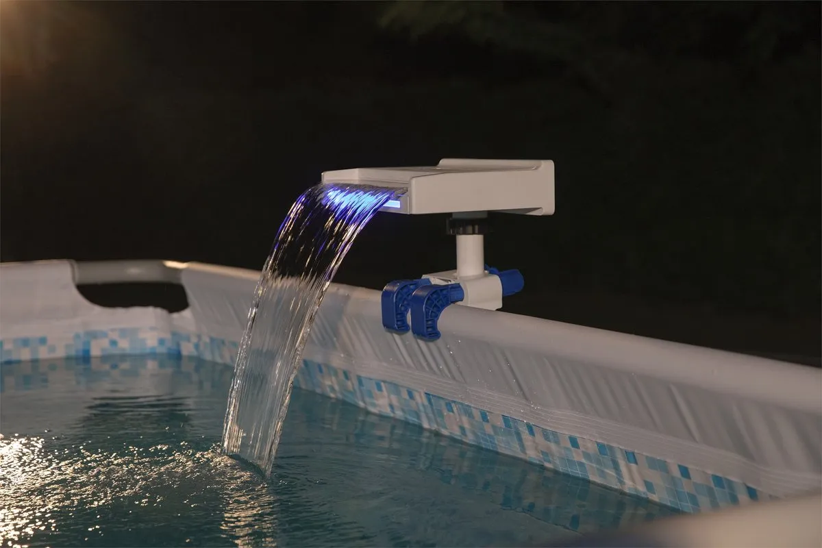 Bestway Flowclear Waterval LED - Zwembad - Wit
