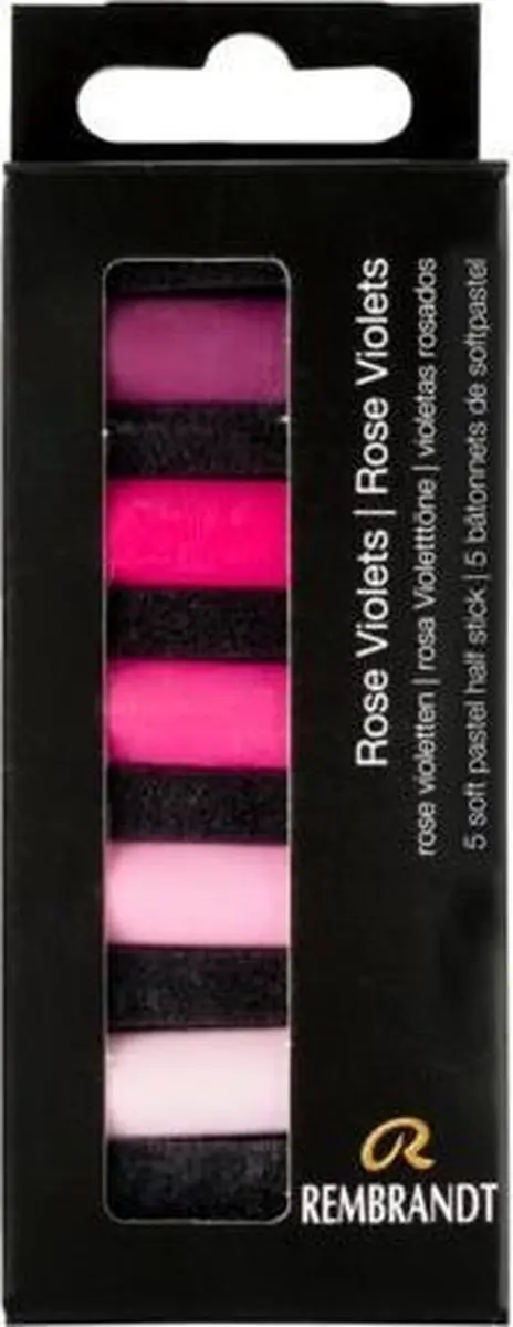Rembrandt Softpastel Half 5 Permanentrose - 5 Stuks
