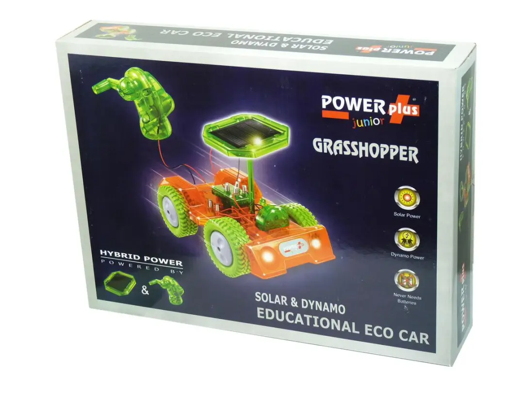 Powerplus Grasshopper Hybride Speelgoedauto - Oranje/ Groen