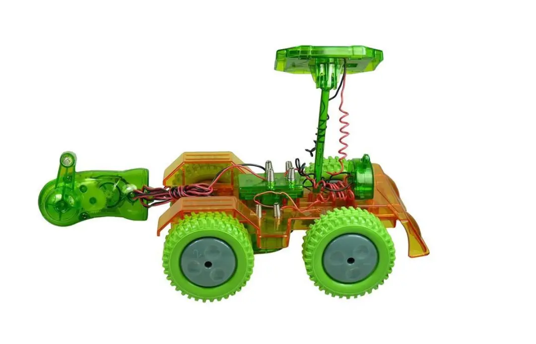 Powerplus Grasshopper Hybride Speelgoedauto - Oranje/ Groen - afbeelding 6 van 6