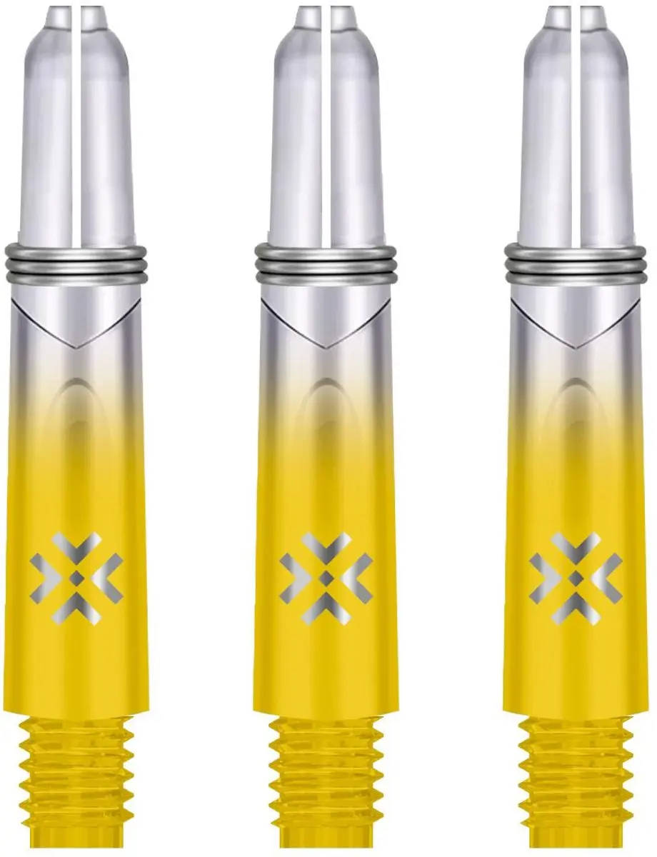 Bullet Shafts 28mm Geel - 3 Stuks