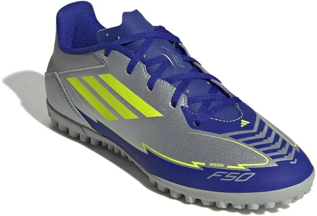 Adidas F50 Club Messi TF Voetbalschoenen - Zilver EU 44