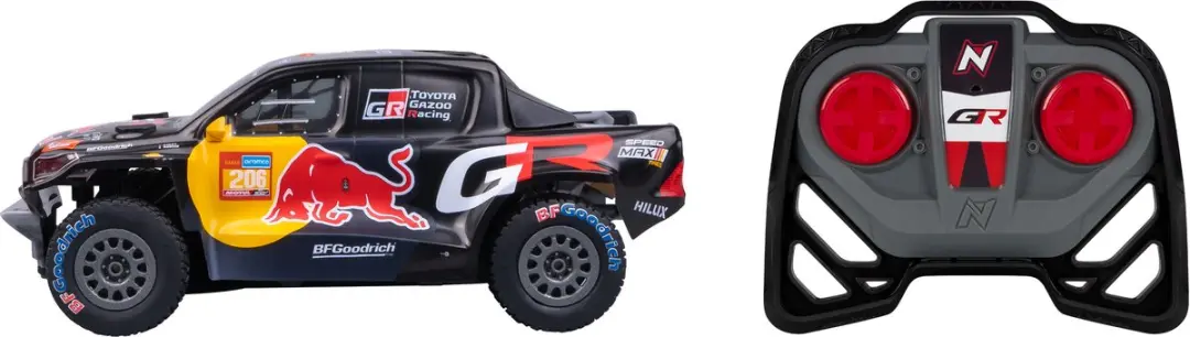 NIKKO Toyota Gazoo Racing Dakar 1/18 RC Auto - 7x AA