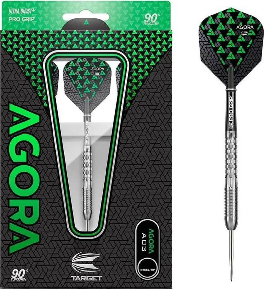 Target Agora A03 Dartpijlen 21g - 3 Stuks - Zilver