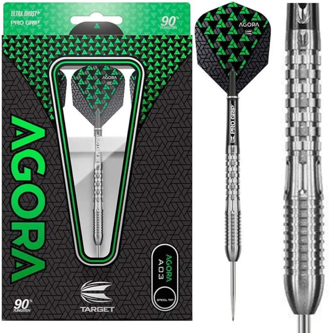 Target Agora A03 Dartpijlen 21g - 3 Stuks - Zilver