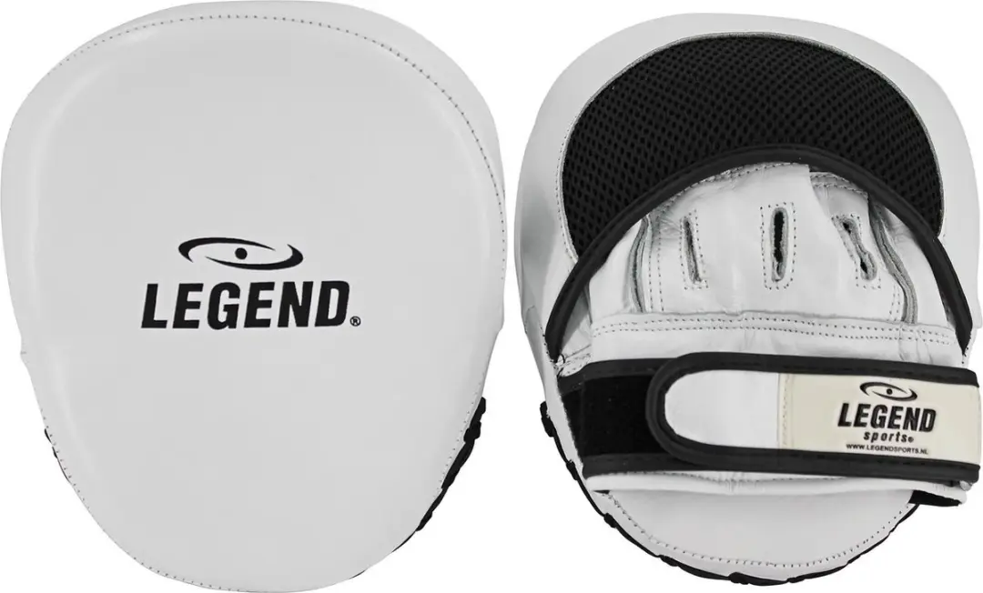 Legend Power Impact Stootkussens - Zwart/Wit Leer