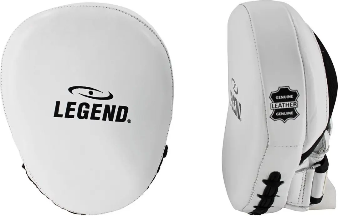 Legend Power Impact Stootkussens - Zwart/Wit Leer