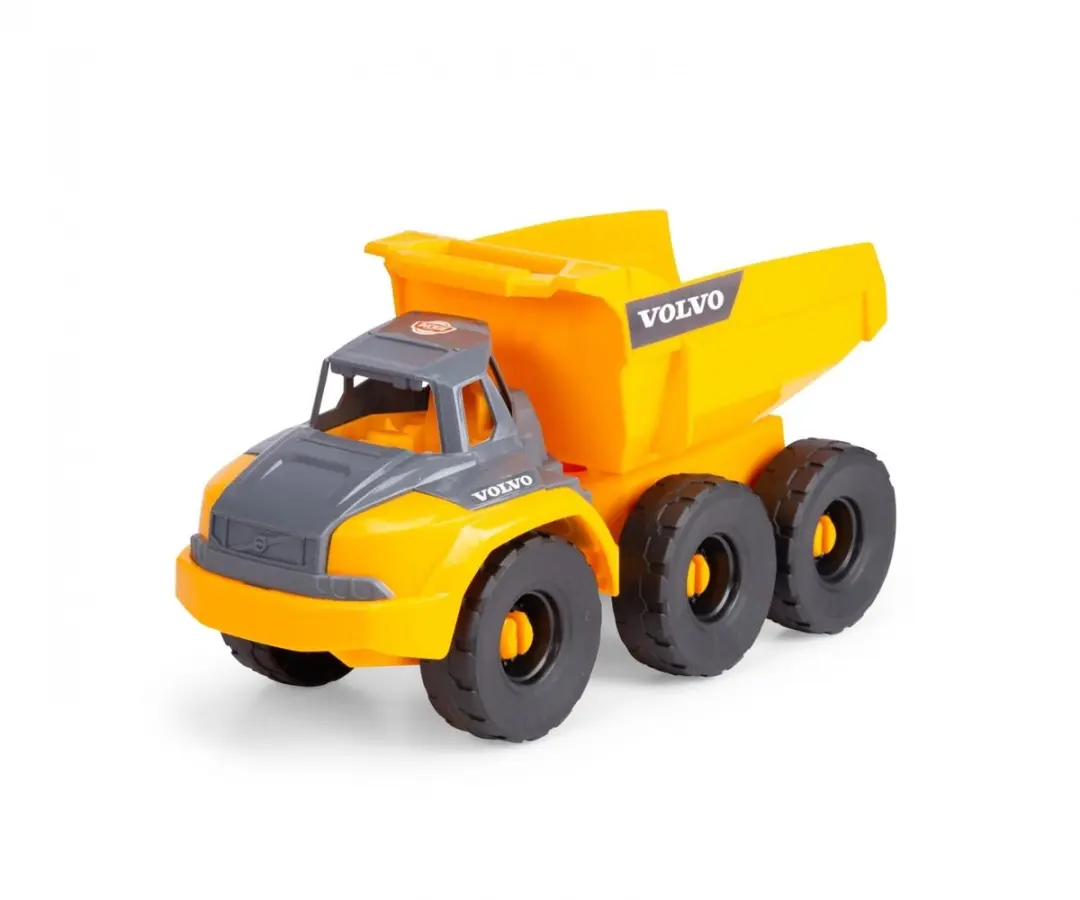 Dickie Volvo Stoere Kiepwagen - Geel/Grijs