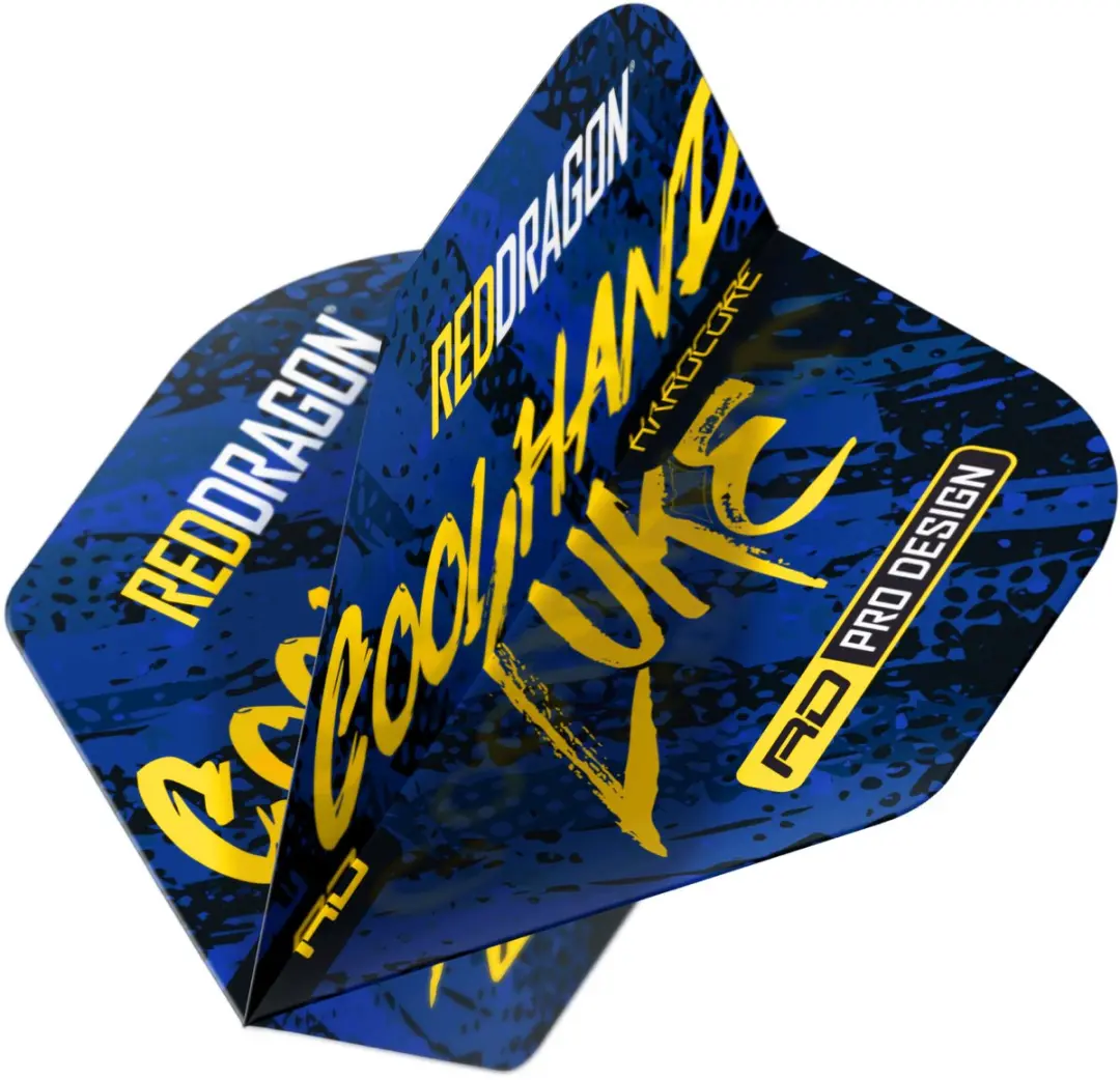 Red Dragon Luke Humphries Signature TF6864 Dart Flights - Blauw