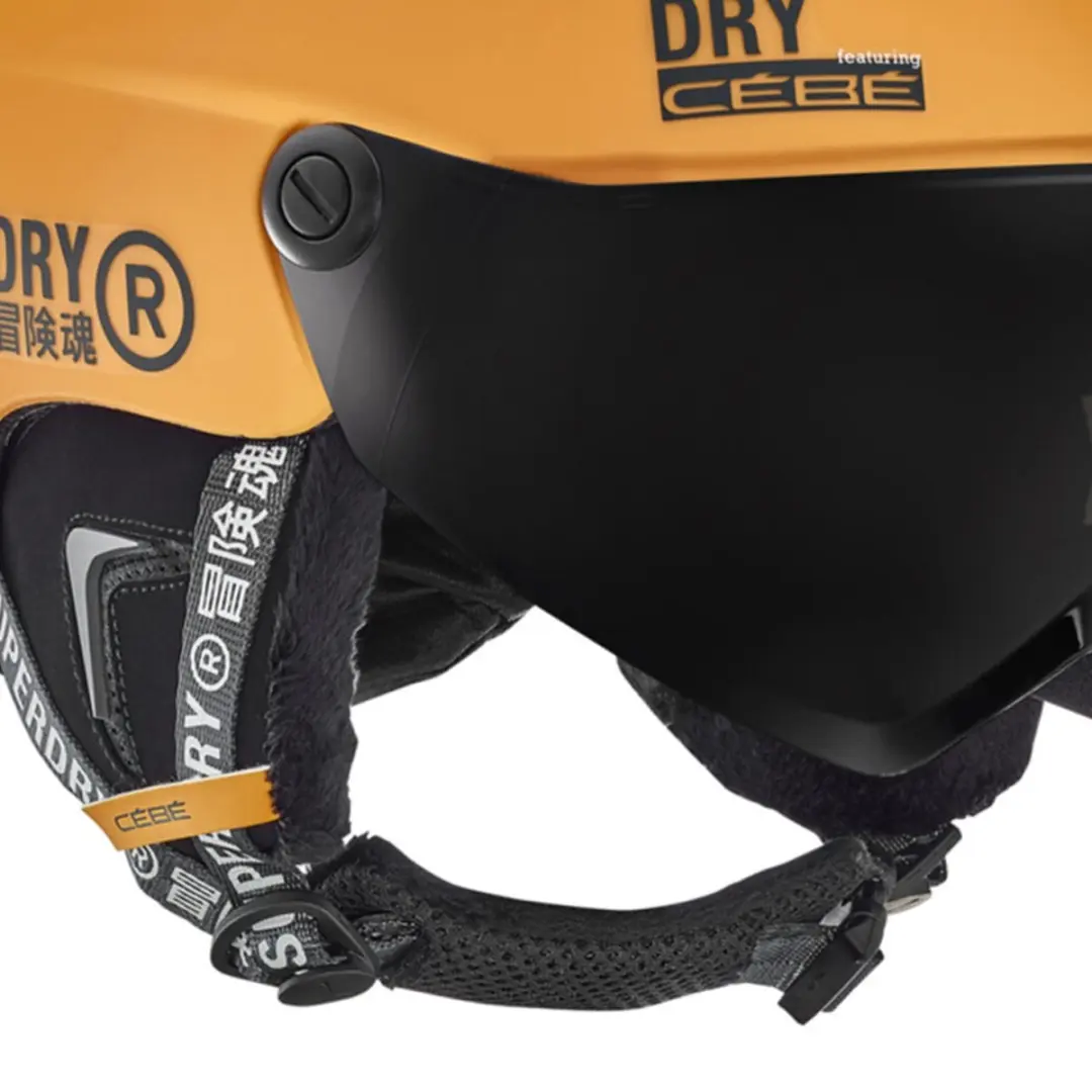 Superdry Cébé Contest Visor MIPS Skihelm - Maat 54-56cm - Zinnia Oranje