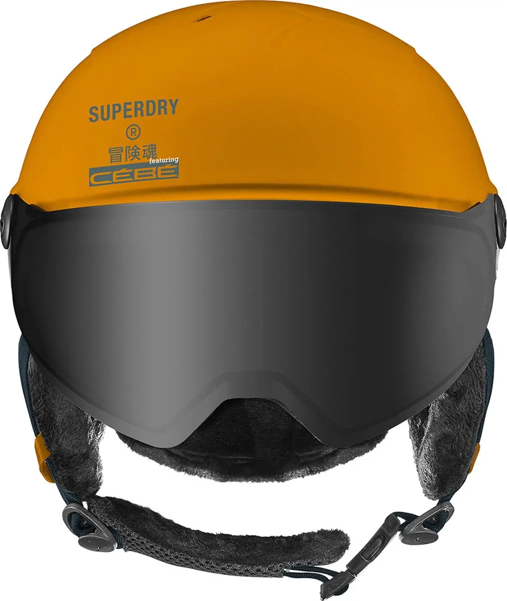 Superdry Cébé Contest Visor MIPS Skihelm - Maat 54-56cm - Zinnia Oranje