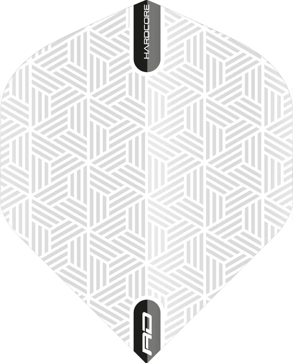 Red Dragon Hardcore XT TF6427 Dart Flights - Wit