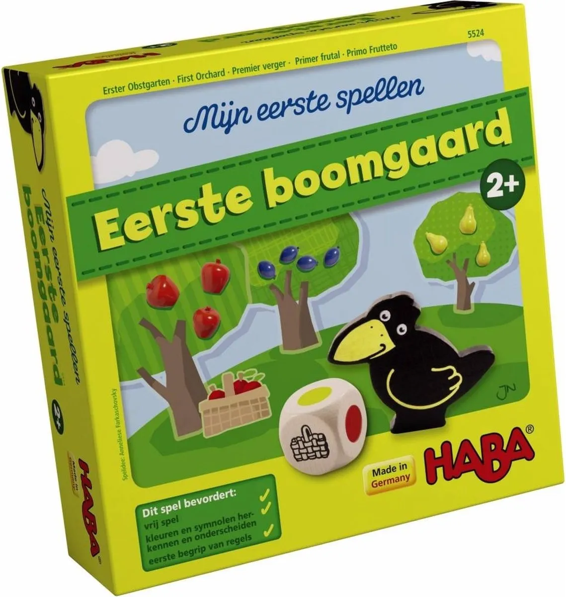 Haba Mijn Eerste Spellen Boomgaard - Kinderspel 1-4 spelers