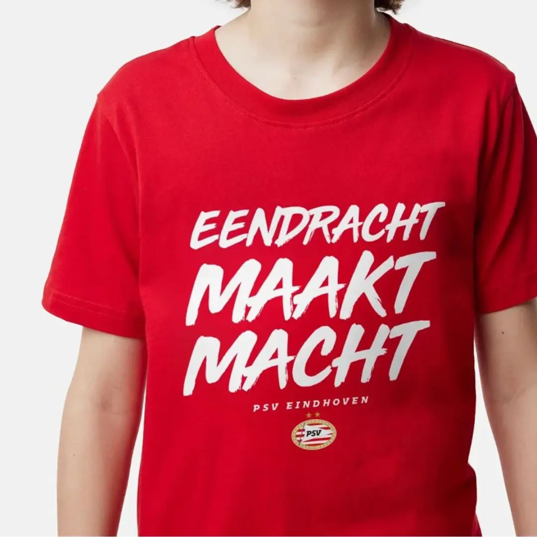 PSV T-shirt EMM Kids - Maat 152 - Rood