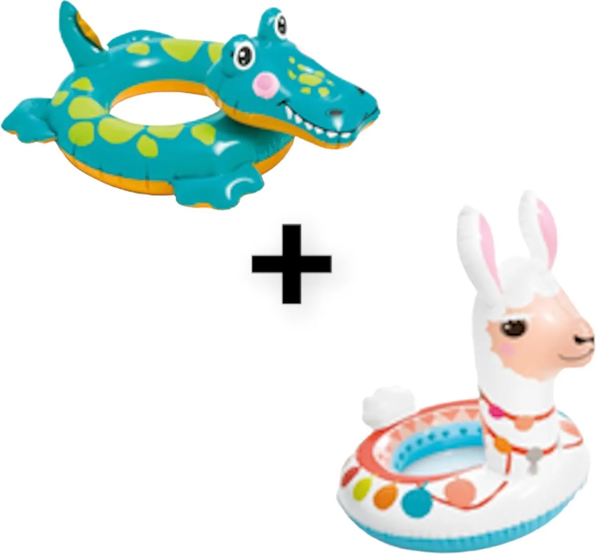 Intex Zwemband Set Krokodil & Alpaca 66cm