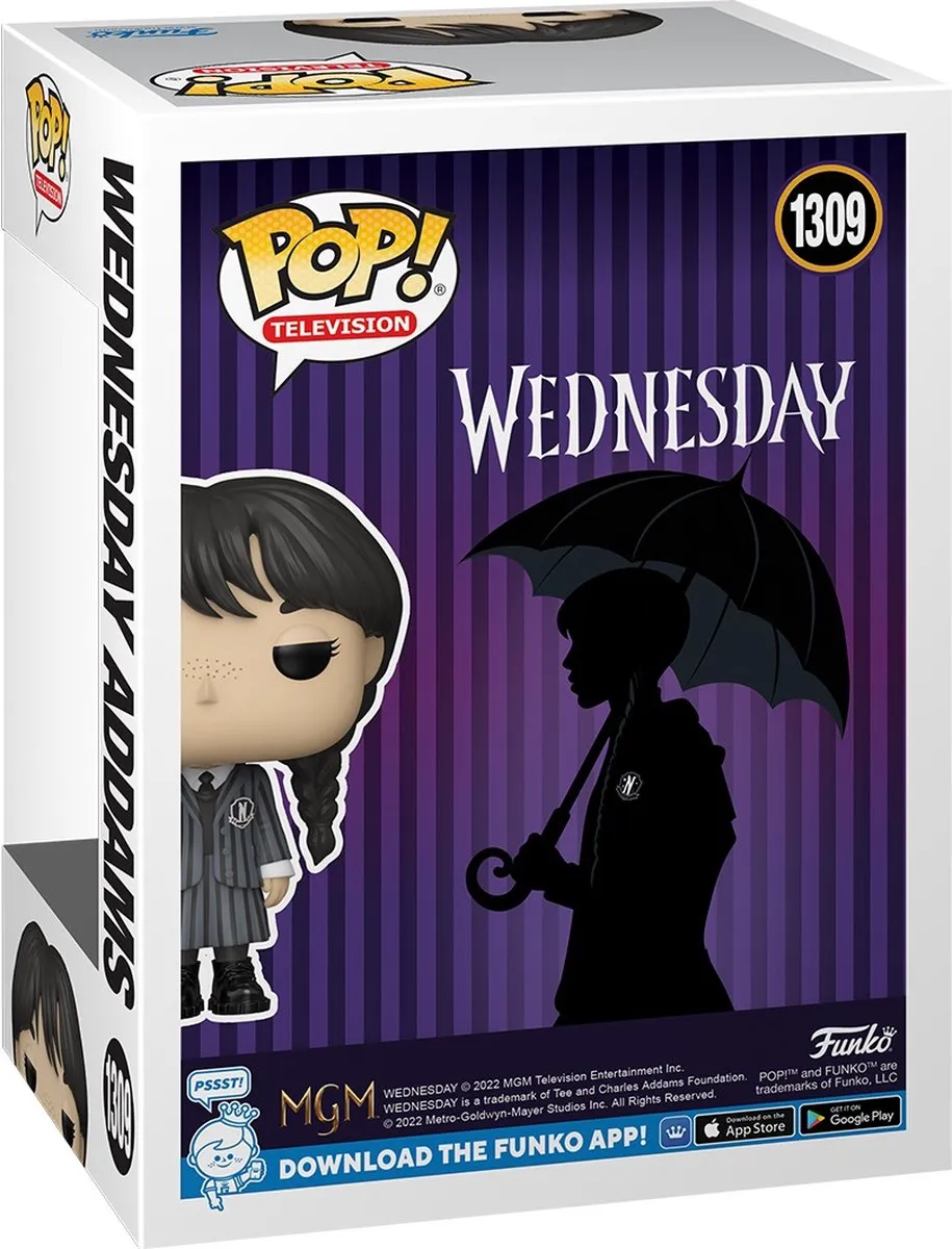 Funko Pop Wednesday Addams #1309 - 9,5 cm