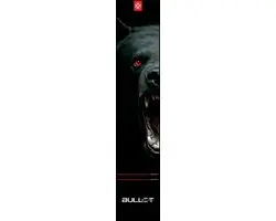 Bullet Carpet Shred Dartmat BT2200010 - 300x60cm - Zwart/Rood