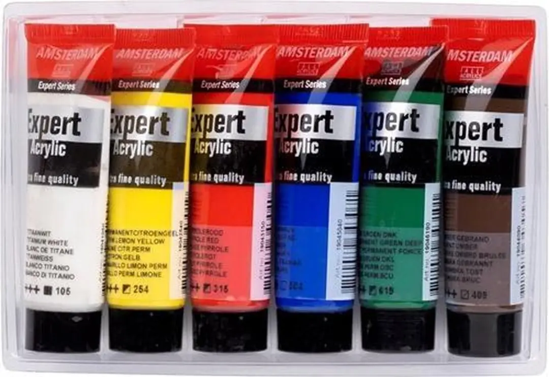 Amsterdam Expert Series Acrylverf Proefset - 6 Kleuren 20ml
