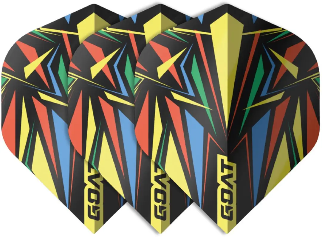 goat Athlete Yellow NO2 Dart Flights GD7005140 - 3 Stuks