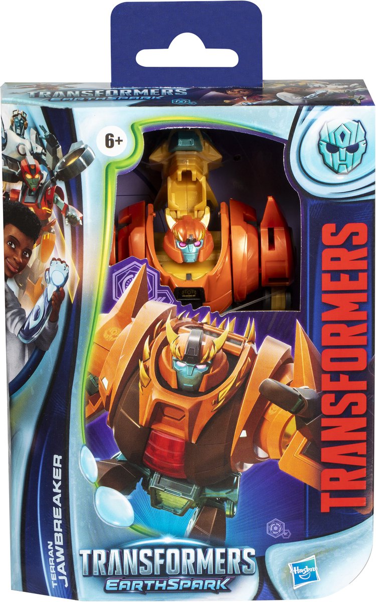 Hasbro Transformers actiefiguur Earthspark Deluxe Class Jawbreaker.