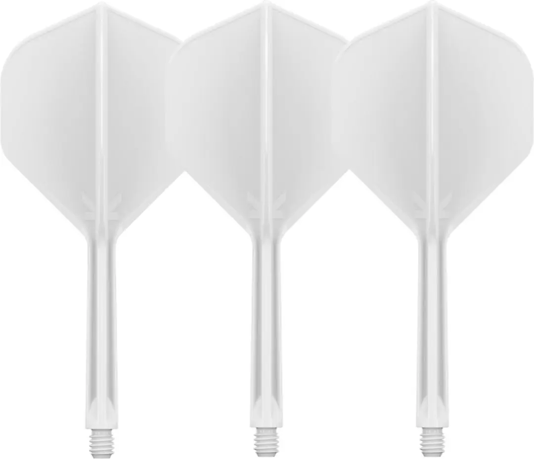 Target K-Flex White NO2 Dart Flights 19mm - 1 Stuk