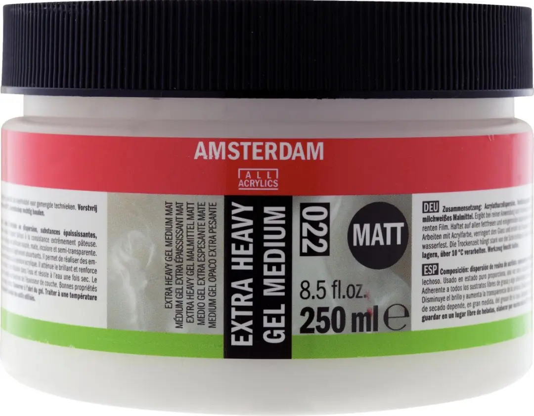 Amsterdam Extra Heavy Gel Medium Mat 250ml