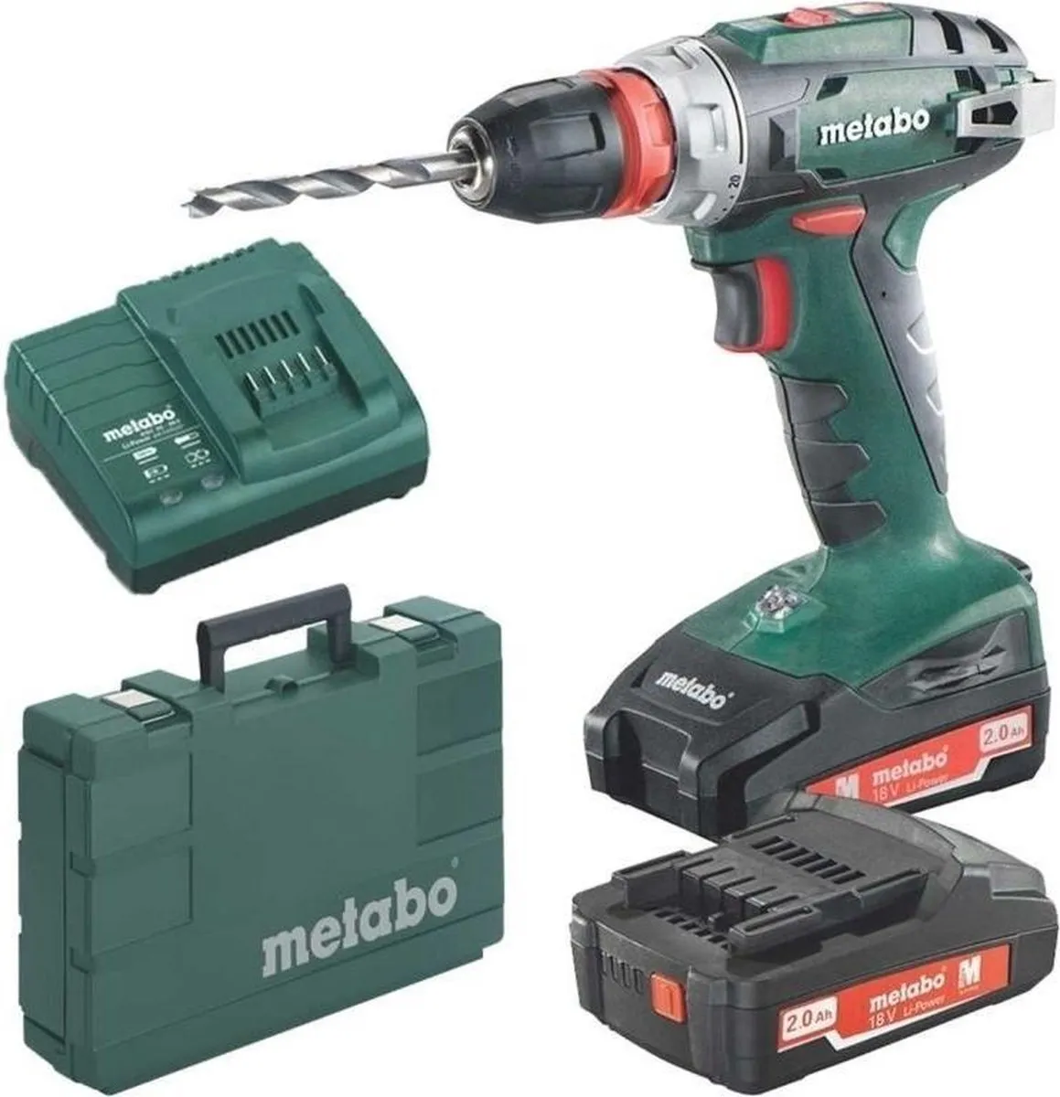 Metabo BS 18 QUICK Accu-boormachine 2000mAh - 2x Accu