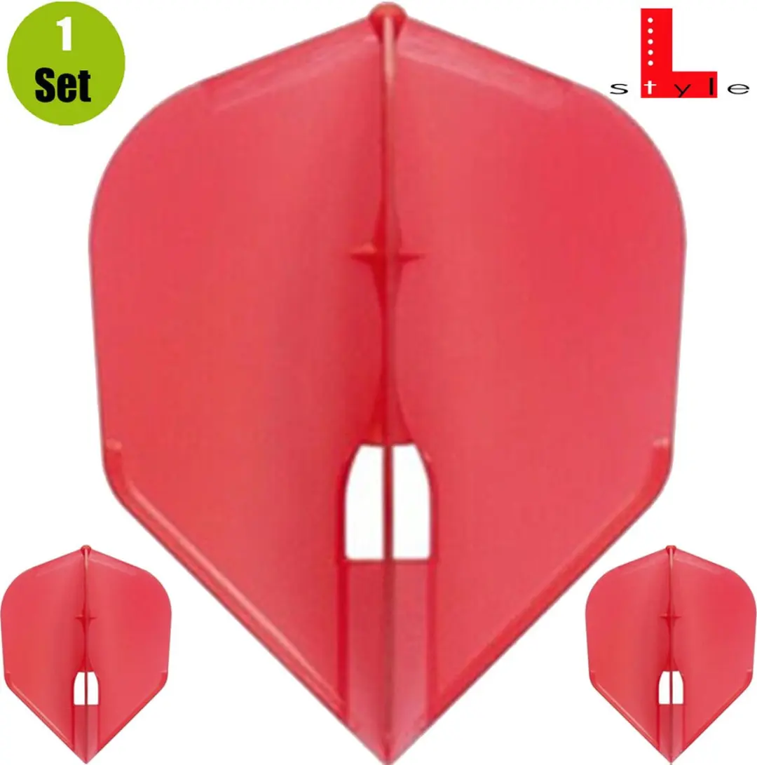 L-Style Champagne Flight L3 Shape Solid Rood FP3304 - 3 Stuks