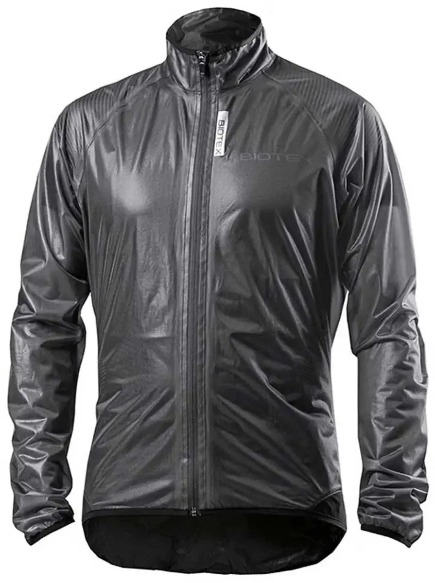 BIOTEX Block Rain Jas - Zwart - S