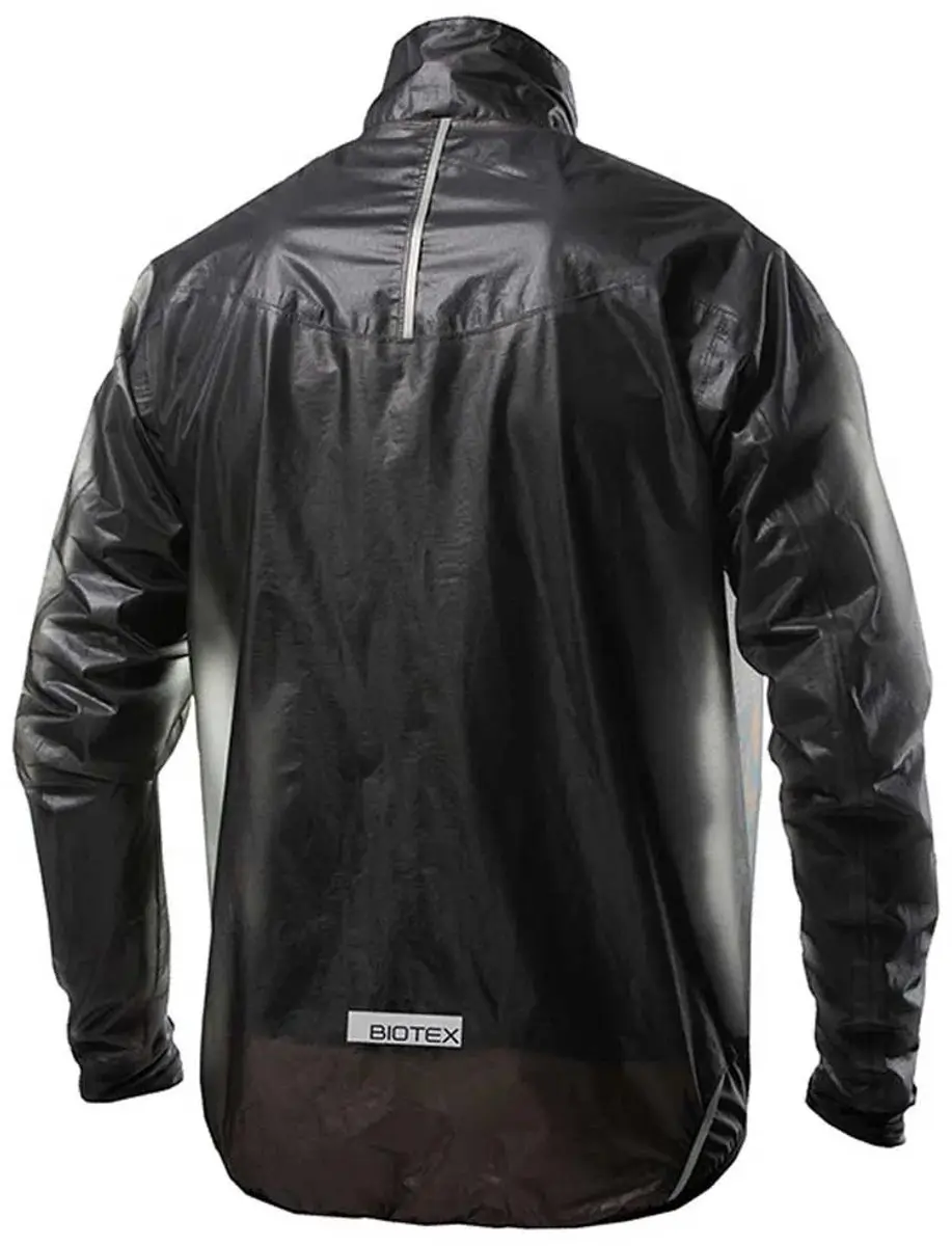 BIOTEX Block Rain Jas - Zwart - S
