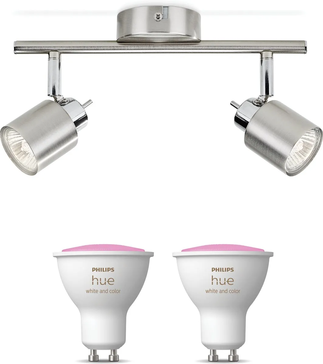 Philips Hue Meranti Opbouwspot Mat Chroom