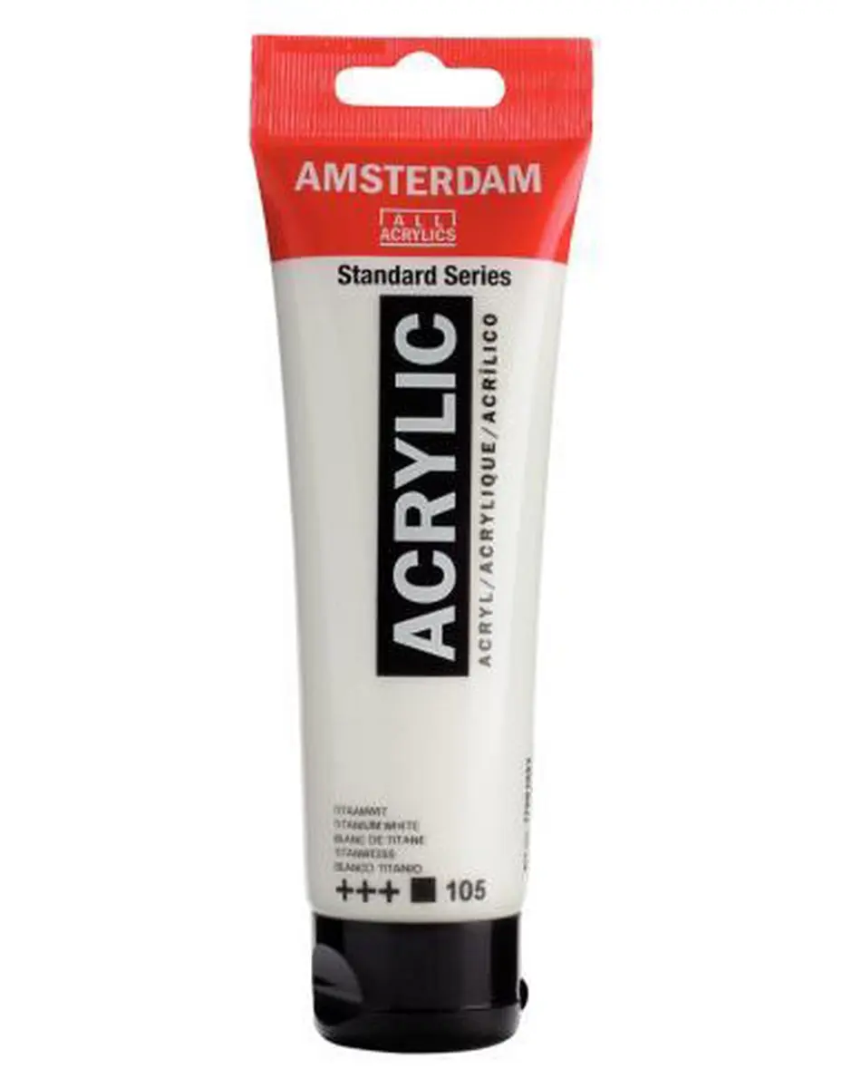 Royal Talens Amsterdam Acryl Verf Titaan wit 20ml