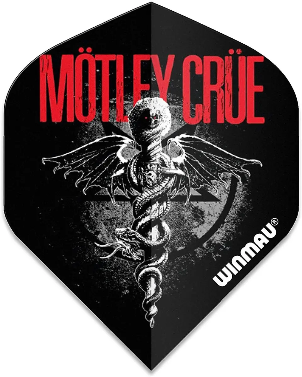 Winmau Rock Legends Motley Crue Feelgood Dart Flights - 3 Stuks