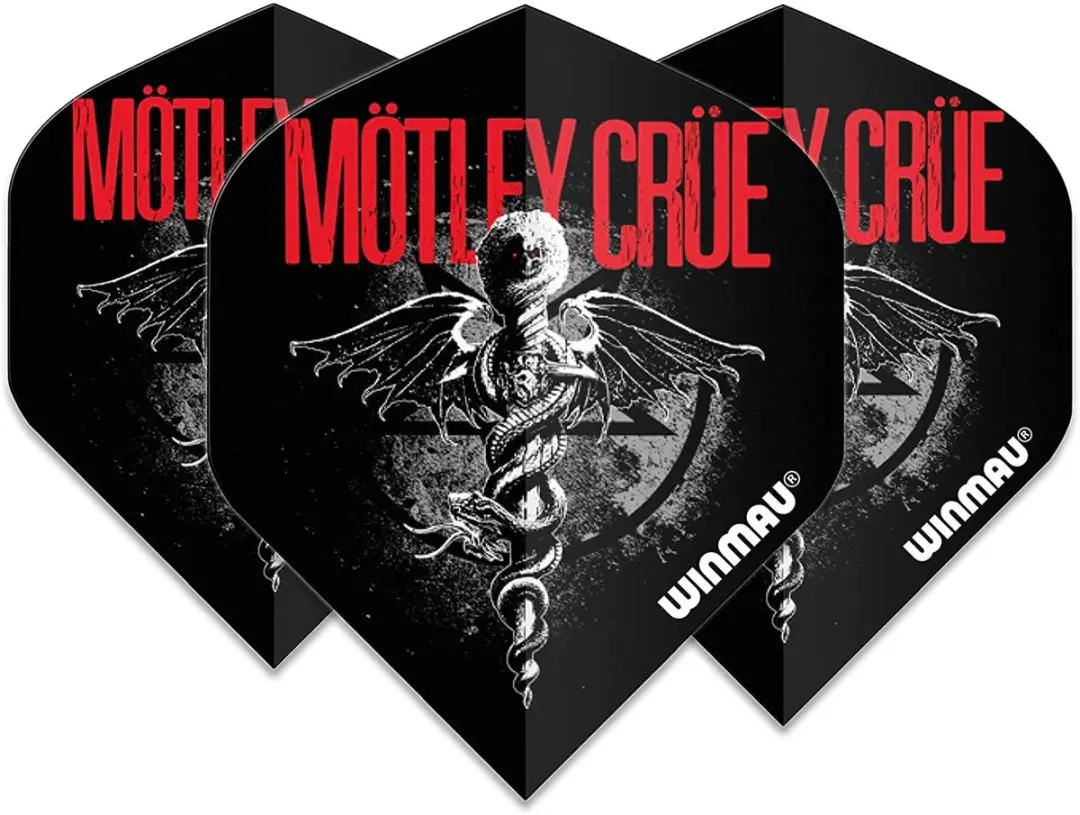 Winmau Rock Legends Motley Crue Feelgood Dart Flights