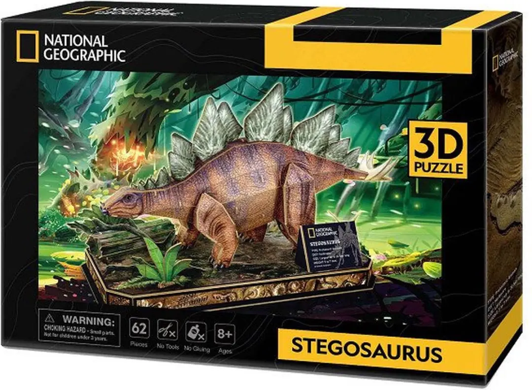 National Geographic 3D Puzzel Stegosaurus 362 Stuks