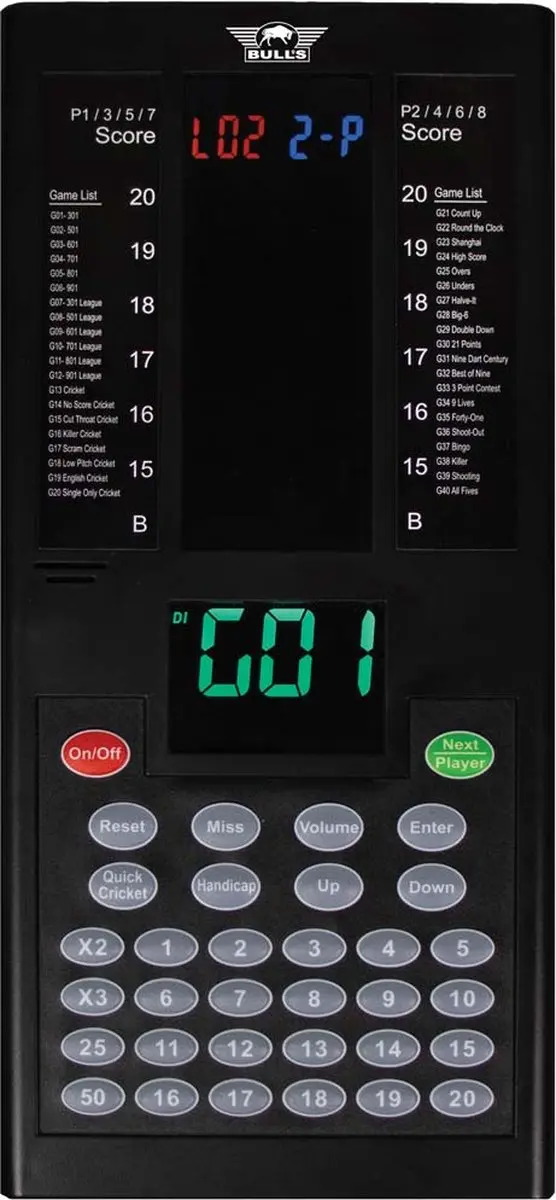 Bull's Parrot Elektronische Darttel