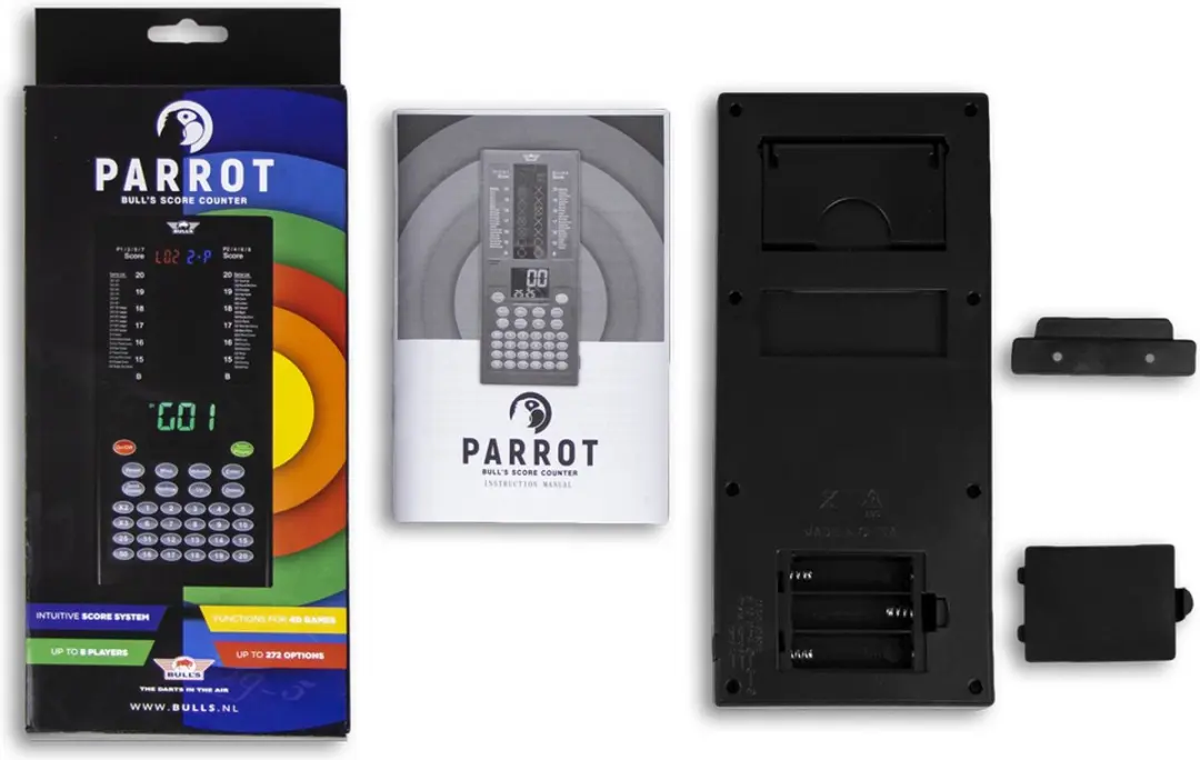 Bull's Parrot Elektronische Darttel - Zwart