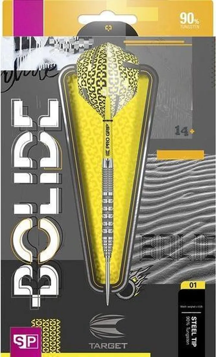 Target Bolide 01 Swiss Point Dartpijlen - 3 Stuks - Geel - afbeelding 6 van 6