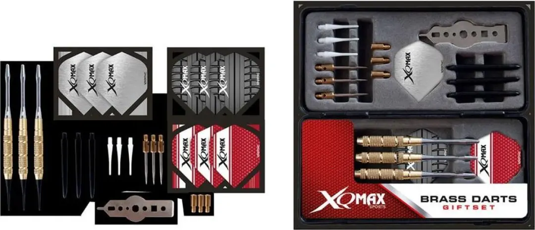 XQMax Brass Darts QD7000120 - 3 Stuks - 23 Gram - Brons