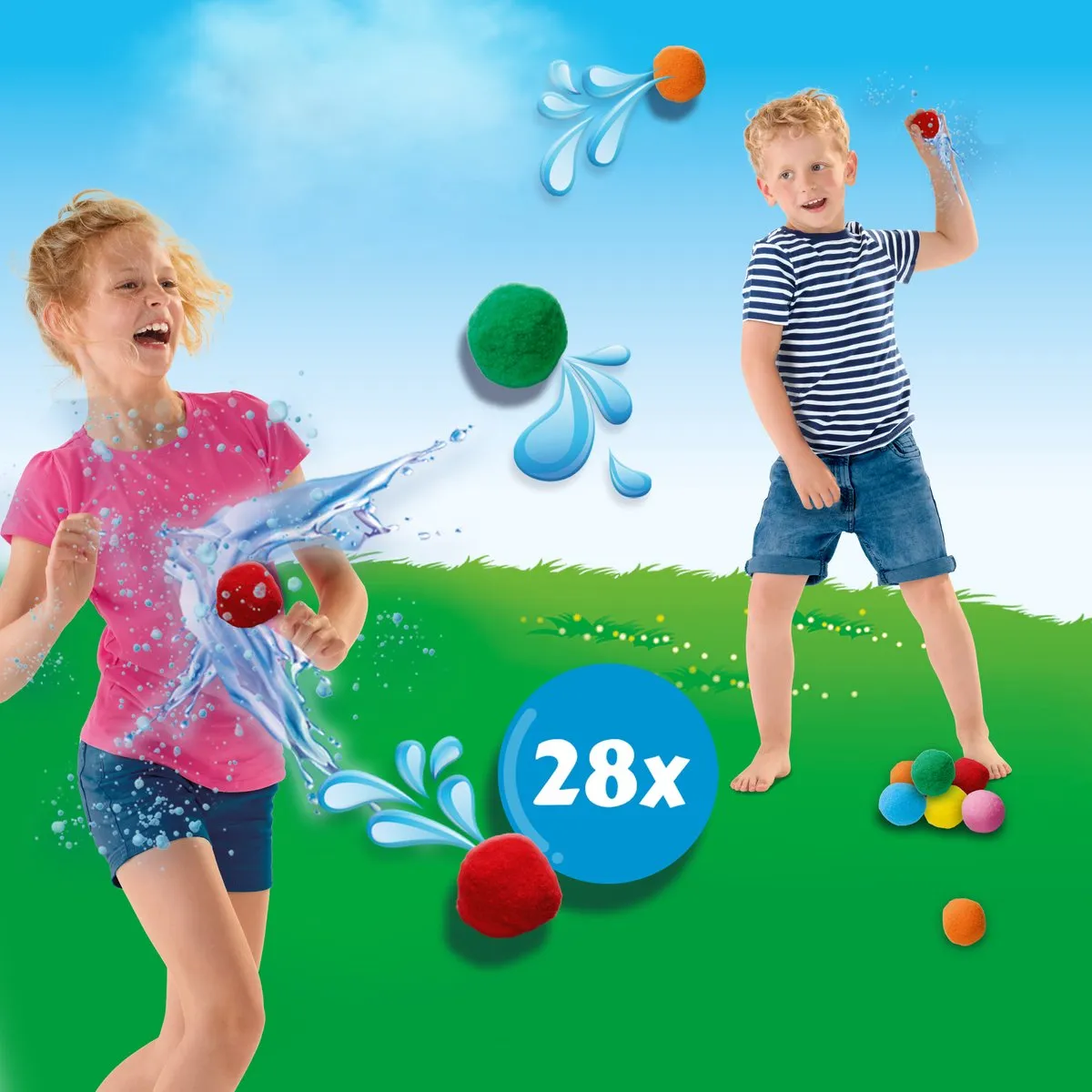 SES Creative Splash Waterballen 28 Stuks - Herbruikbaar