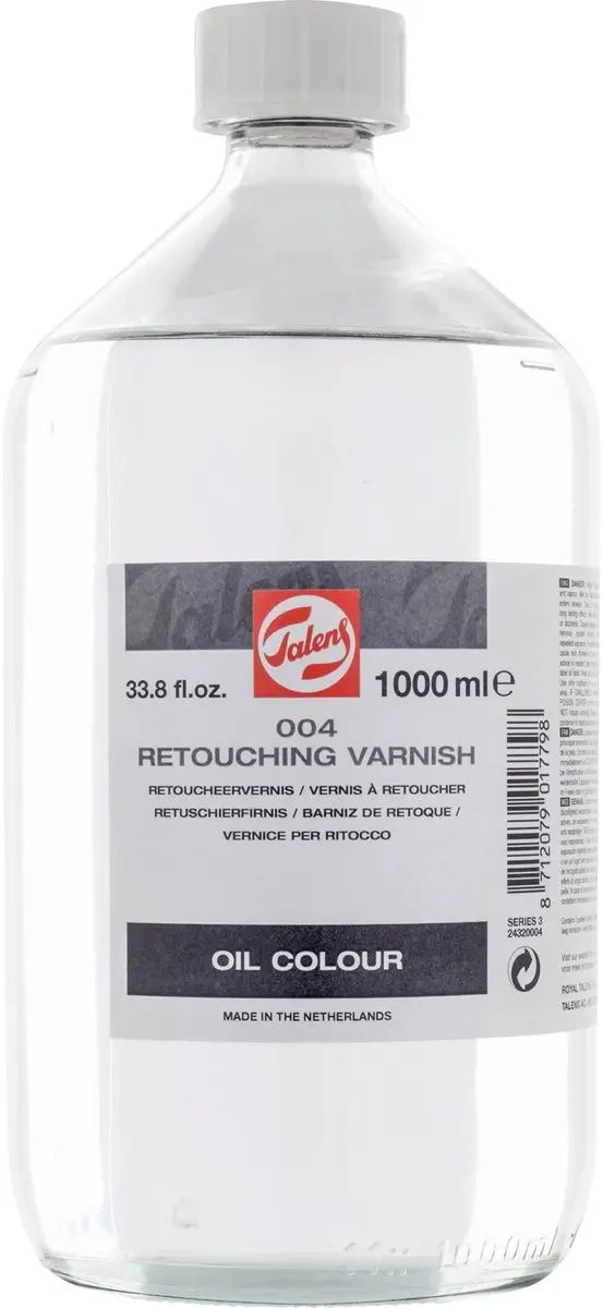 Talens Retouching Vernis voor Olieverf 1000ml