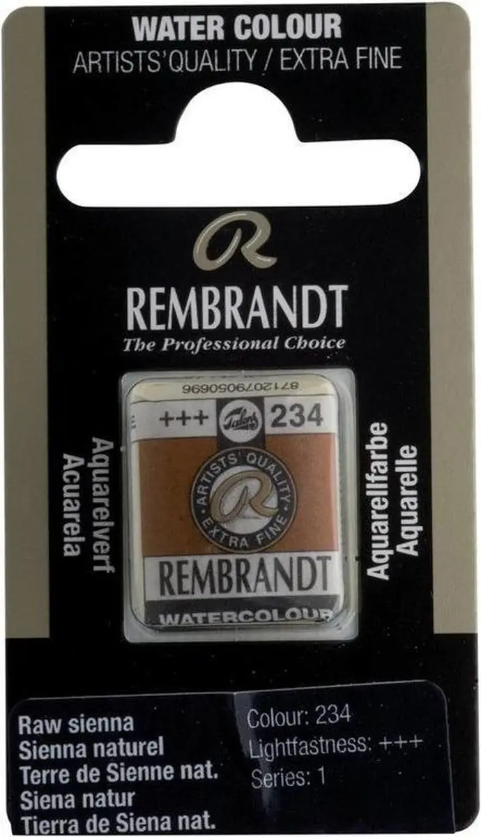 Rembrandt Waterverf Napje Raw Sienna 10g