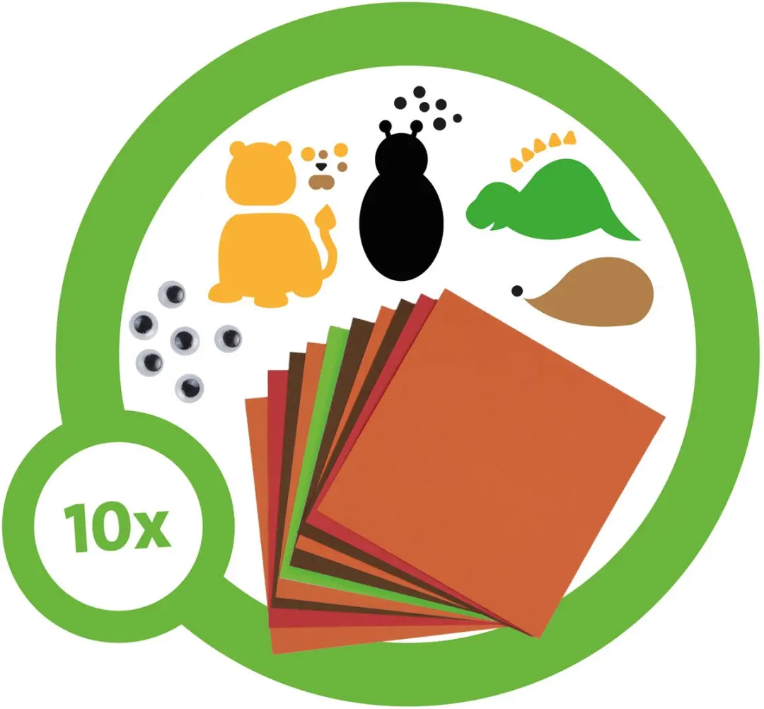 Lena Knutselset Dieren - Meerkleurig