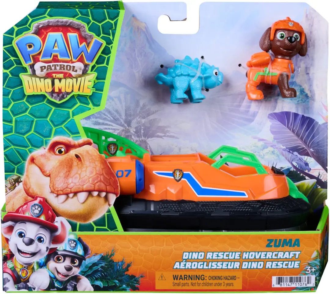PAW Patrol Zuma Dino Rescue Hovercraft 6075773 - Meerkleurig