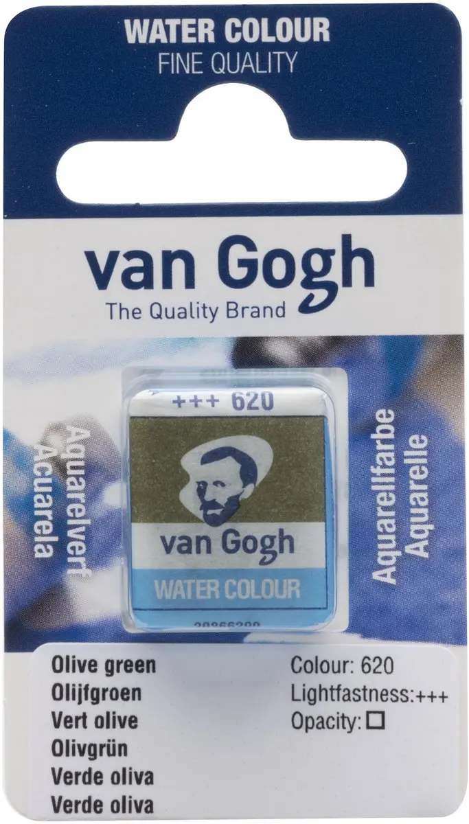 Van Gogh Aquarelverf Olijfgroen