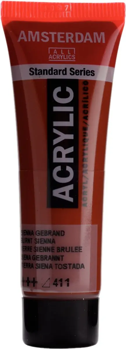 Royal Talens Amsterdam Acryl 411 Sienna Gebrand - 20ml