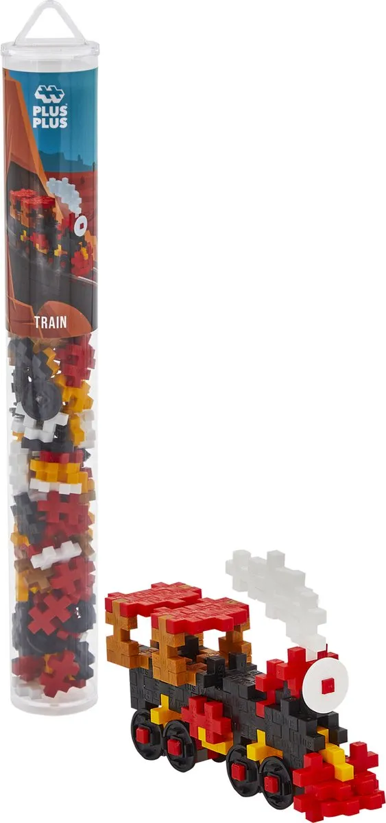 Plus-Plus Tube Trein Bouwset 100-delig